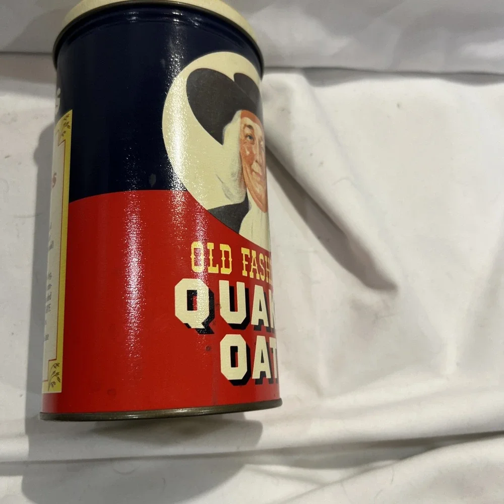 Quaker Oats Container tin original‎ rare vintage
